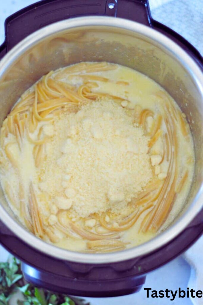 Adding all ingredients