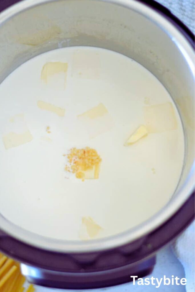 Boiling milk and making broth