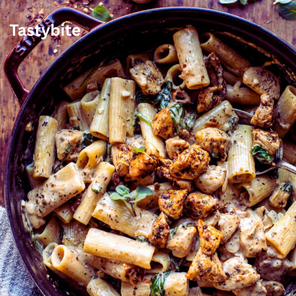 Creamy Sun Dried Tomato Pasta
