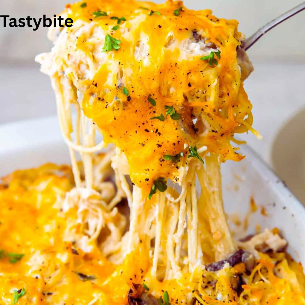 Easy Chicken Tetrazzini Casserole