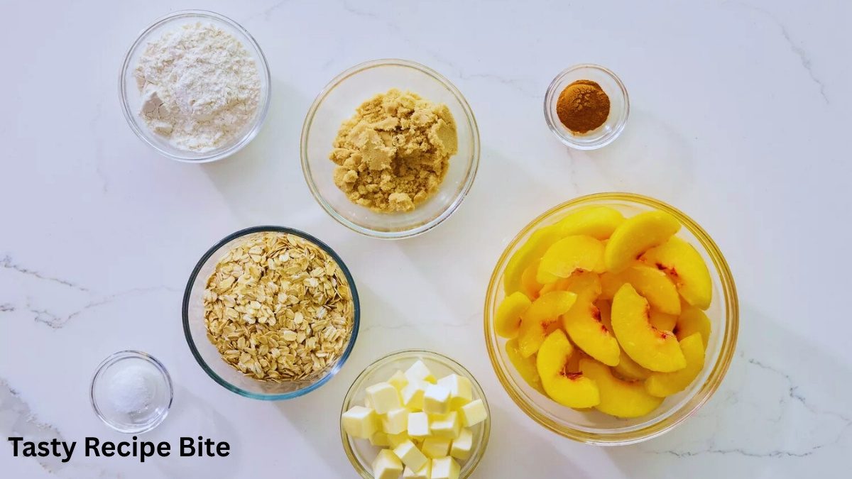 Peach Crisp Ingredients