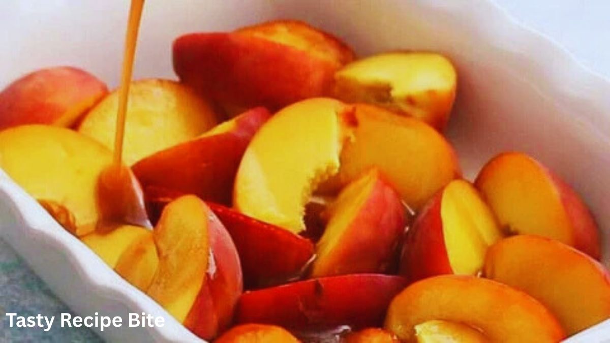 Preheat Oven and Prepare the Peaches