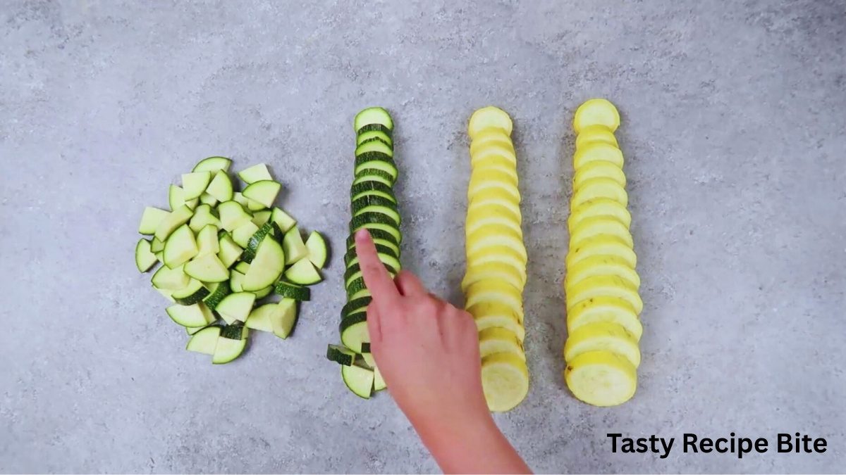 Prepare and Slice the Vegetables