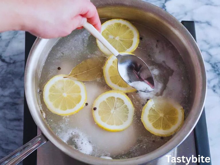 Adding salt and others to the Pan