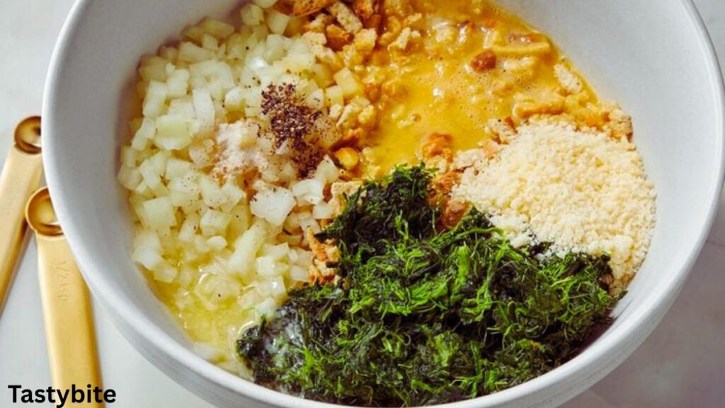 Mixing all ingredients