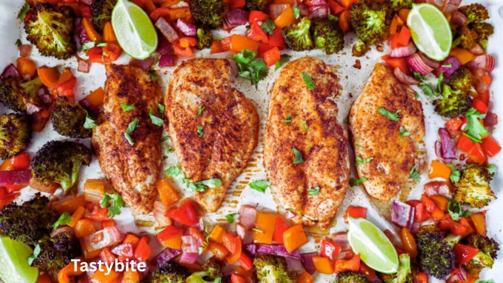 Southwest Sheet Pan Chicken and Veggies