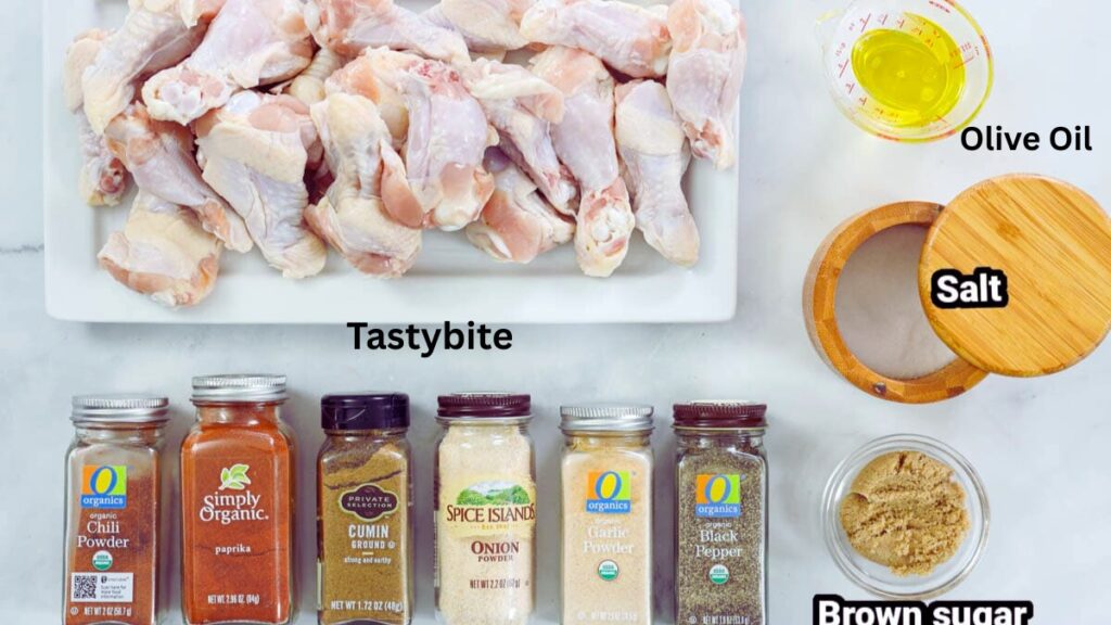 Ingredients needed for Smothered Chicken Wings Recipe