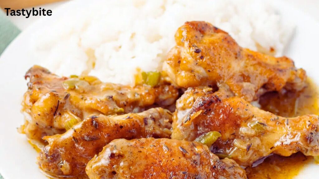 Smothered Chicken Wings Recipe