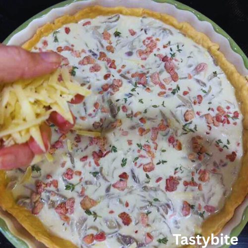 Mixing all ingredients