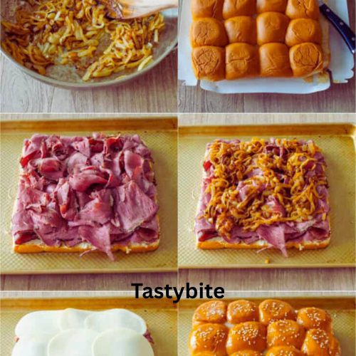 Process of making french dip sliders