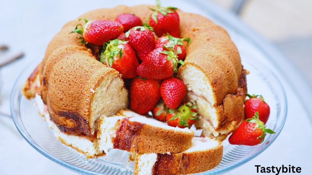 Strawberry Cream Cheese Pound Cake