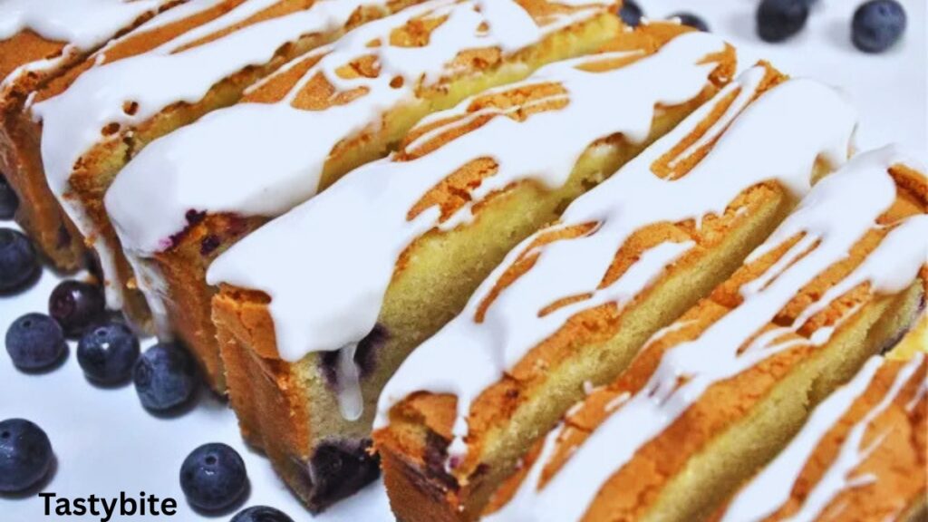 Blueberry cream cheese pound cake
