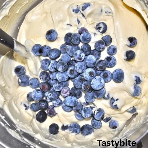 Blueberry cream cheese pound cake