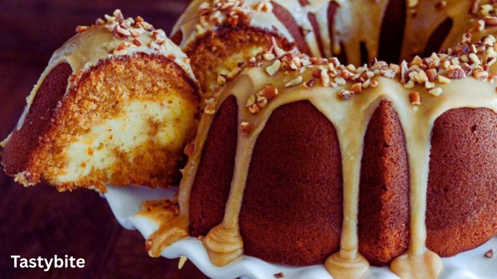 Sweet potato cream cheese pound cake