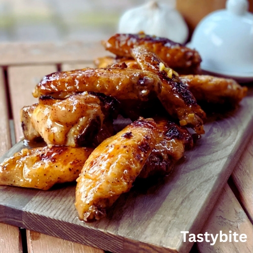 honey butter garlic chicken wings