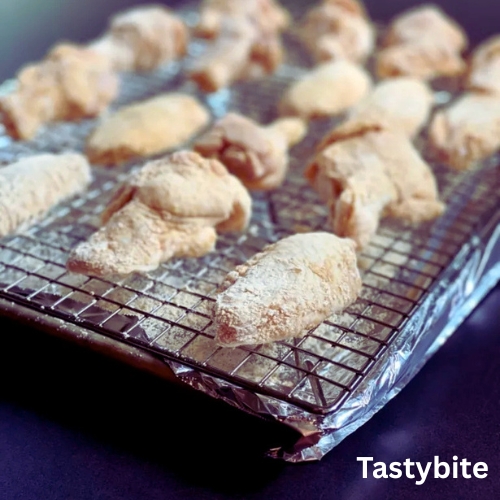 Seasoned honey butter garlic chicken wings