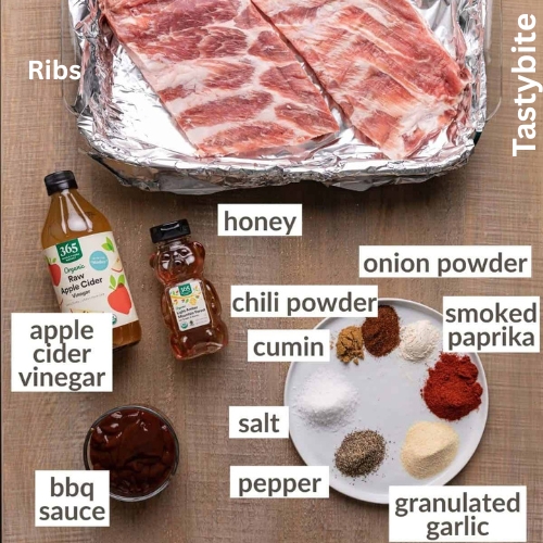 Ingredients for Oven Baked St. Louis Style Ribs