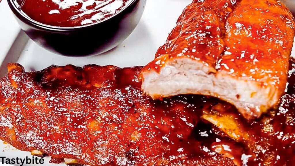 Oven-baked ribs