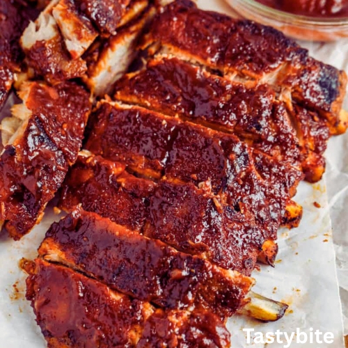 Oven-baked ribs