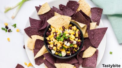 Black Bean, Corn and Feta Dip