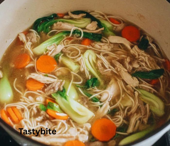 Chinese chicken noodle soup
