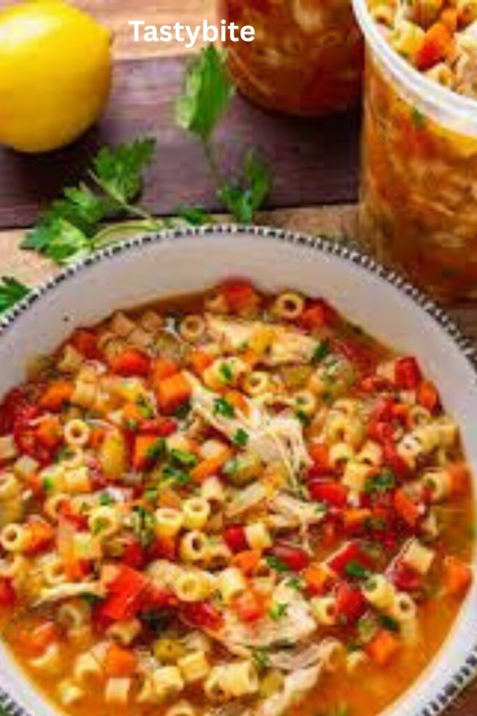 Italian chicken noodle soup