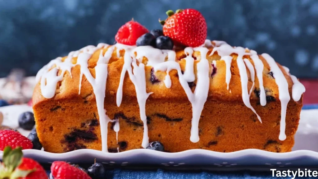 Triple berry bread