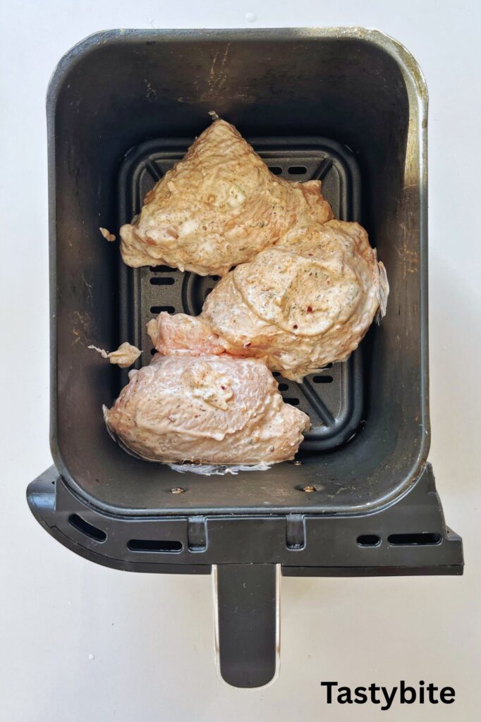 Adding in air fryer