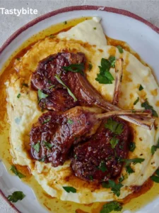 honey garlic lamb chops