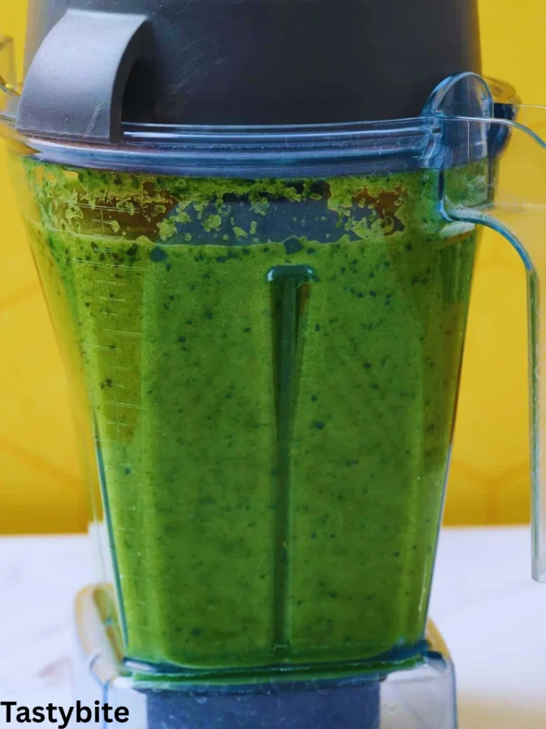Blending the ingredients